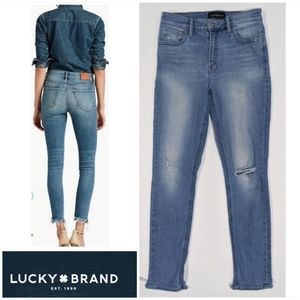 Bridgette Skinny Raw Hem Lucky Brand jeans